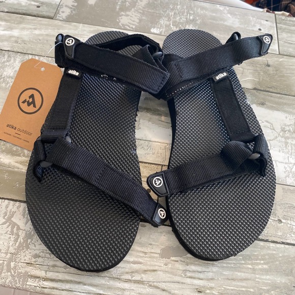 Atika | Shoes | Nwt Atika Outdoor Black Sandanls 9 | Poshmark